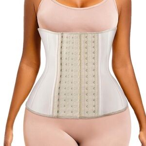 ECOWALSON Waist Trainer  XXS Steel Bones Cincher Corset Hourglass Shaper